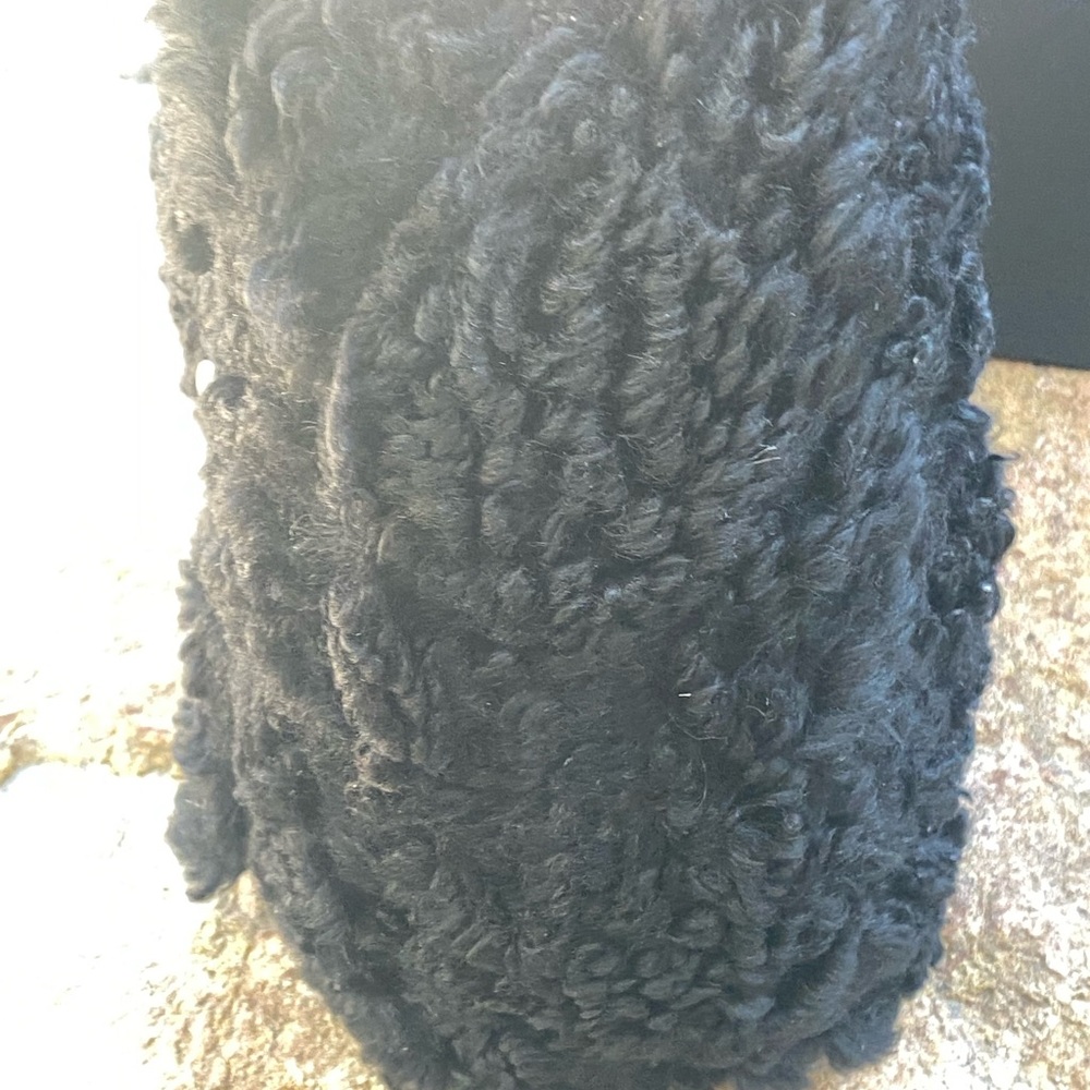 🖤 Rare Sherpa/ shearling authentic CHANEL 19 chain large bag / purse 🖤 - Picture 14 of 17